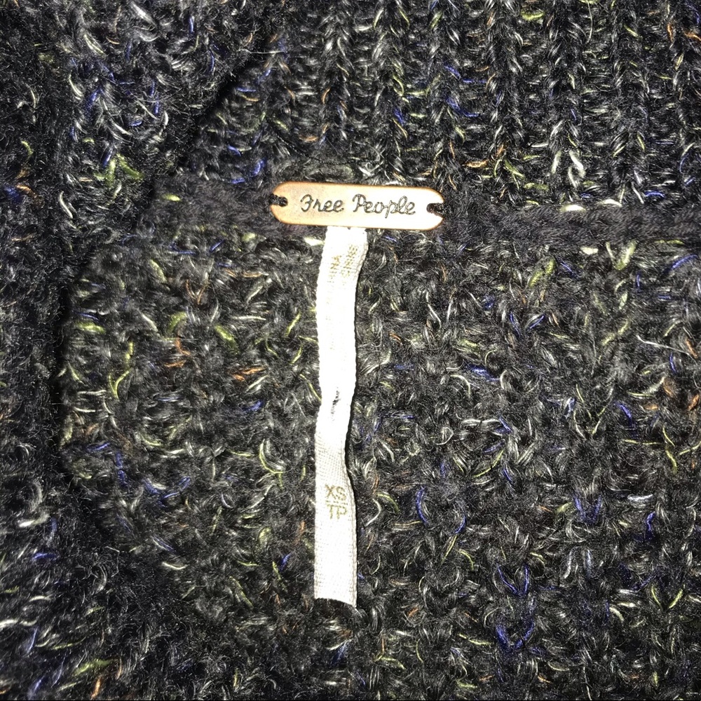 Free People Tweedy Wool Turtleneck Sweater - Picture 5 of 8